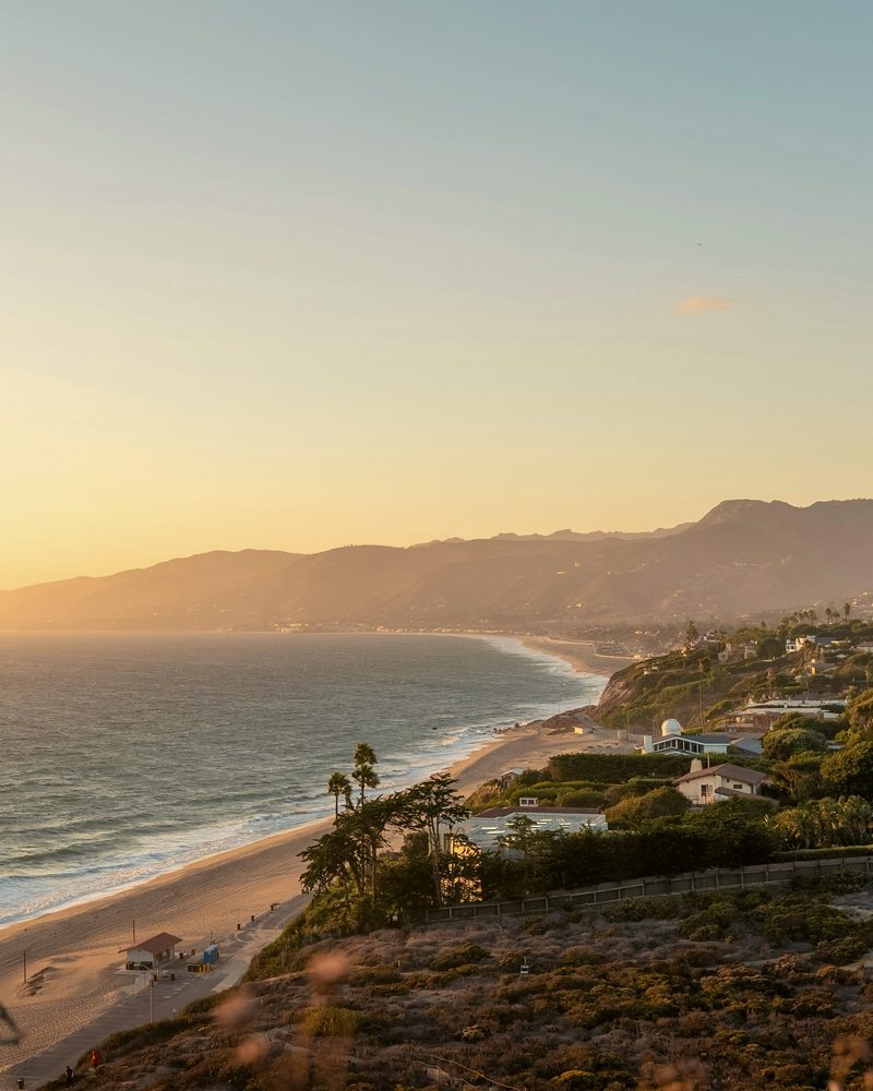 Westward Beach, Malibu, at sunset